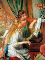 Ренуар Девочки за фортепиано 1892г
